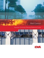 Business Continuity Planning Reference Guide - CNA