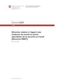 Directive CFST No 6508