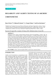 Research article RELIABILITY AND VALIDITY TESTING - Journal of ...