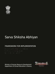 Revised SSA Framework 2011 - Education for All