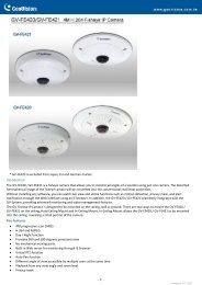 GeoVision GV-FE420 Datasheet - CCTV Cameras