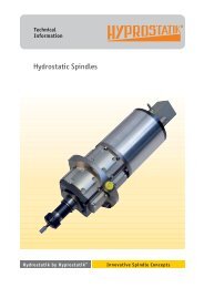 Hydrostatic Spindles - Romani Components