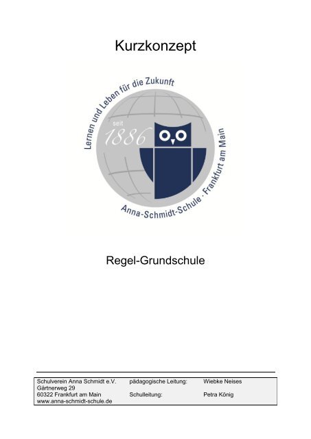 Kurzkonzept - Anna-Schmidt-Schule