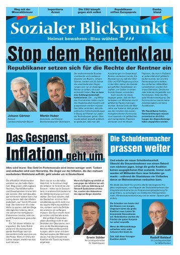 REP Bayern Zeitung  07/08.2008