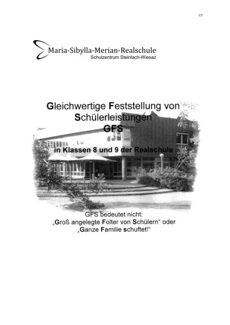 GFS allgemeine Hinweise Kl. 8 und 9.pdf - Maria-Sibylla-Merian ...