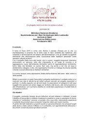 Presentazione progetto: Dalla terra alla tavola, vita in cucina (pdf)