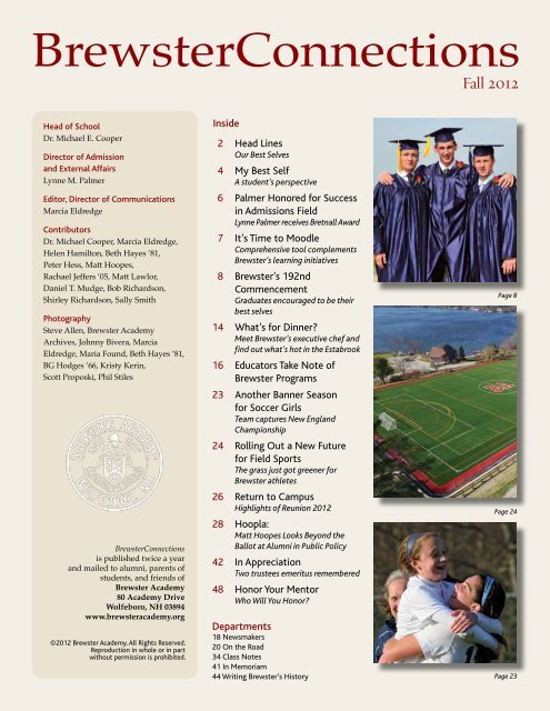 Brewsterconnections - Brewster Academy