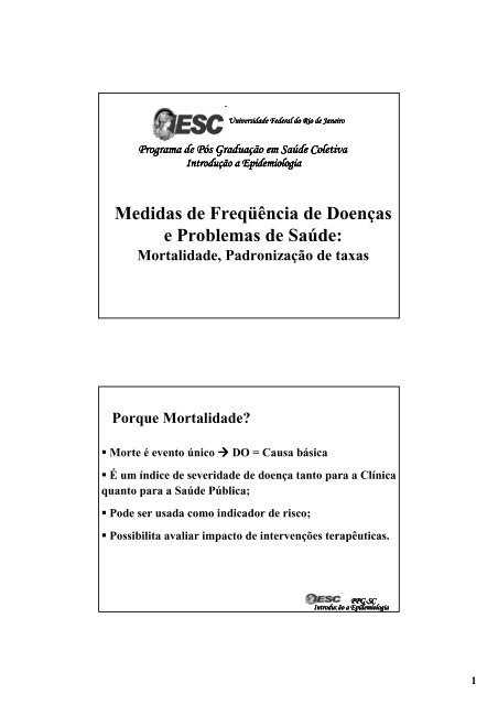 Medidas de Frequencia II - pdf - Instituto de Estudos em Saúde ...