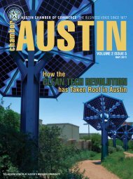 VOlUME 2 ISSUE 5 - The Greater Austin Chamber of Commerce