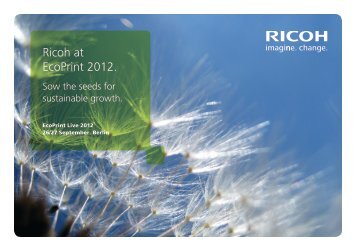 EcoPrint Event Guide PDF - Ricoh Europe