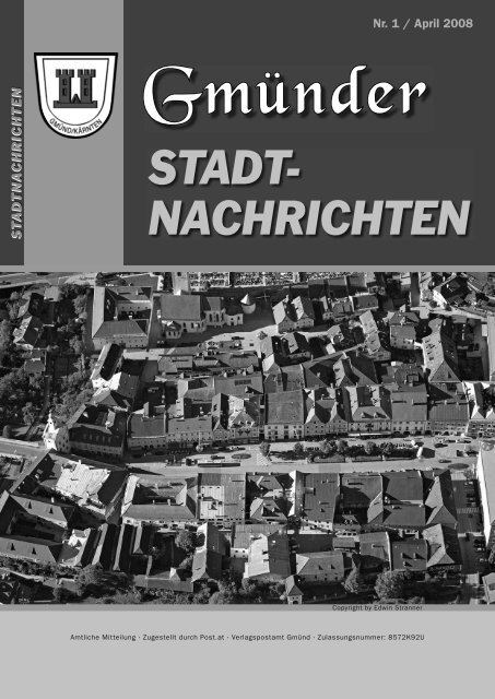 stadtnachrichten - Künstlerstadt Gmünd