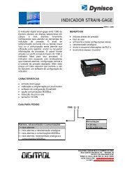 Indicador digital 1380 Dynisco - Digitrol