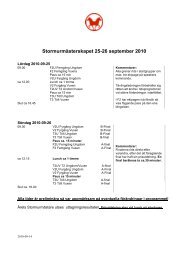 Stormurmästerskapet 25-26 september 2010