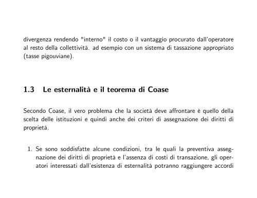 Lucidi Lezioni VI settimana - Dipartimento di Economia e Statistica