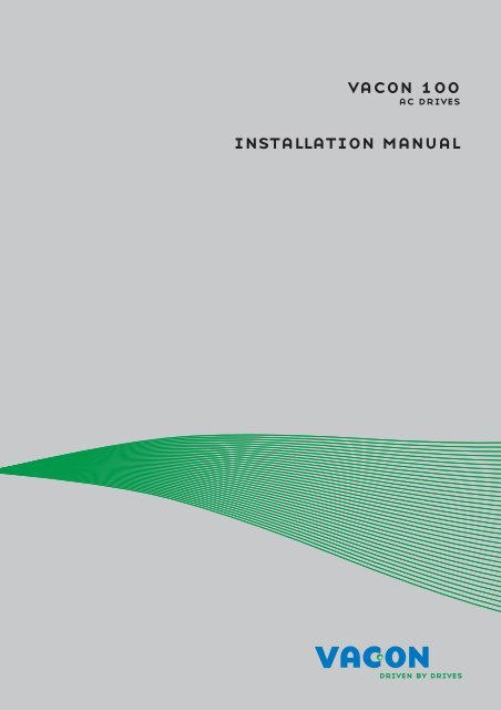 vacon 100 installation manual - VEM motors Finland Oy