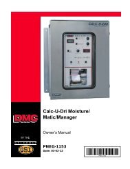 Calc-U-Dri Moisture/Matic/Manager - David Manufacturing Co.