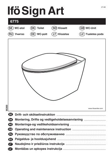 IfÃƒÂ¶ Sign Art 6775 - Privatgrossisten