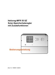Helioreg-MFR 55 SZ Solar-Speicherladeregler mit ... - resope.de