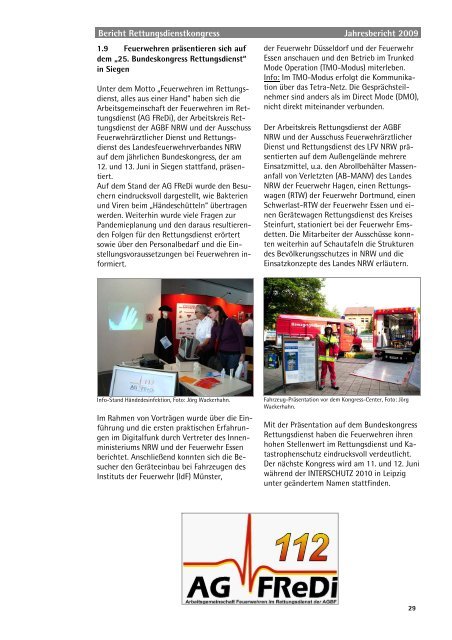 Jahresbericht 2009 - Berufsfeuerwehr Essen