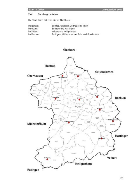 Jahresbericht 2009 - Berufsfeuerwehr Essen