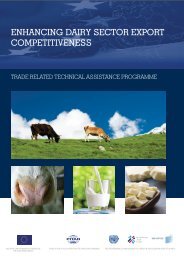 Enhancing dairy sector export competitiveness - International Trade ...
