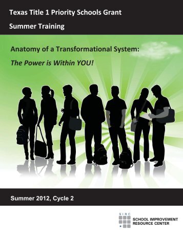 2012 Cycle 2 TTIPS Summer Training Manual - Texas Center for ...