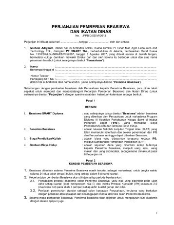 Surat pernyataan penyelesaian studi