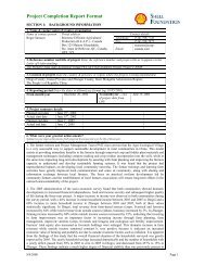 Project Completion Report Format - Resource Efficient Agricultural ...