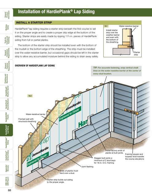 James Hardie Plank Coverage Chart