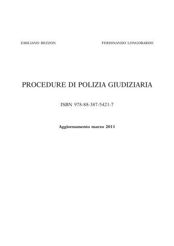 PROCEDURE DI POLIZIA GIUDIZIARIA - Maggioli