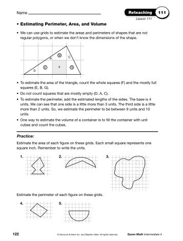 12) 111-120 Reteach lessons