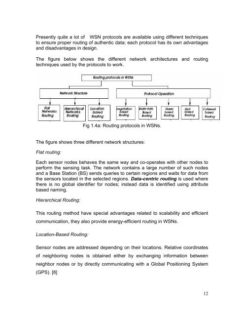 Routing protocols in wireless sensor networks