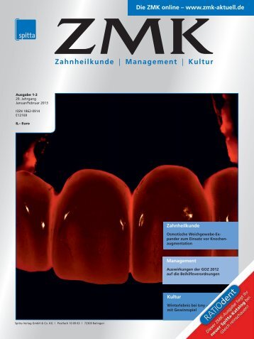 Ausgabe 1-2/2013 - ZMK-Aktuell