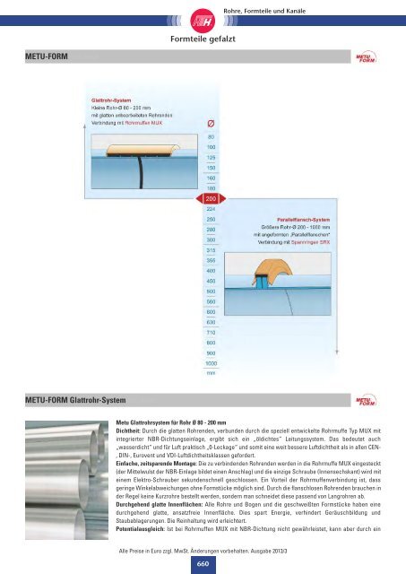 Technische Preisliste Kapitel 06 - 2013/06