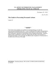OPERATING MANUAL UPDATE The Guide to Processing - Office of ...