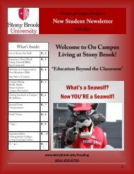 What's a Seawolf? - Student Affairs - Stony Brook University