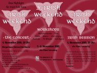 Flyer-Irish Weekend - Lord of the Dance Austria