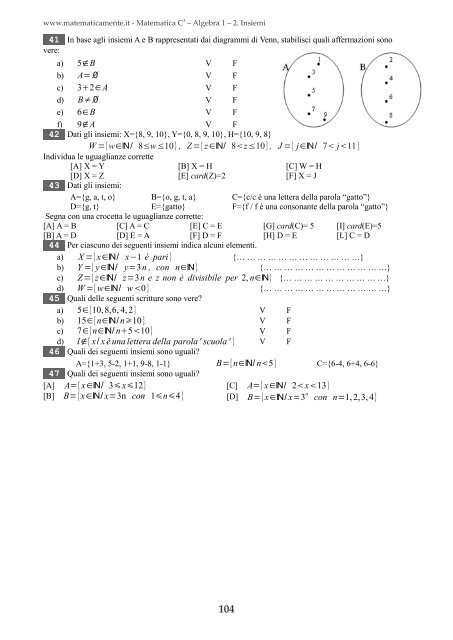 Matematica C3 â Algebra 1 - itis magistri cumacini