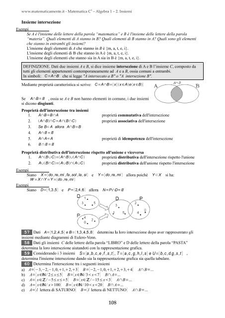 Matematica C3 â Algebra 1 - itis magistri cumacini