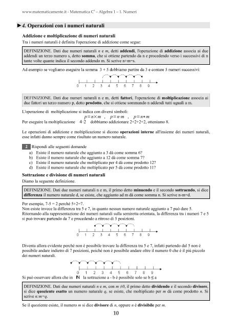 Matematica C3 â Algebra 1 - itis magistri cumacini