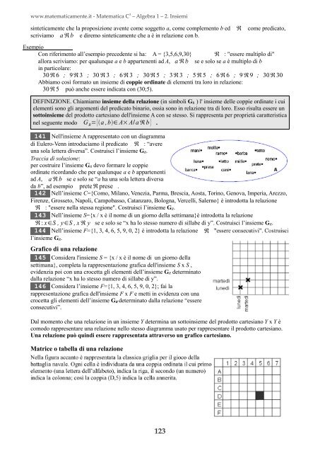 Matematica C3 â Algebra 1 - itis magistri cumacini