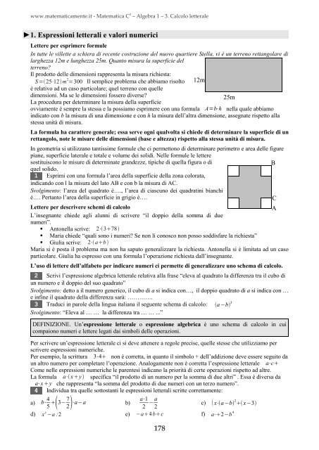 Matematica C3 â Algebra 1 - itis magistri cumacini