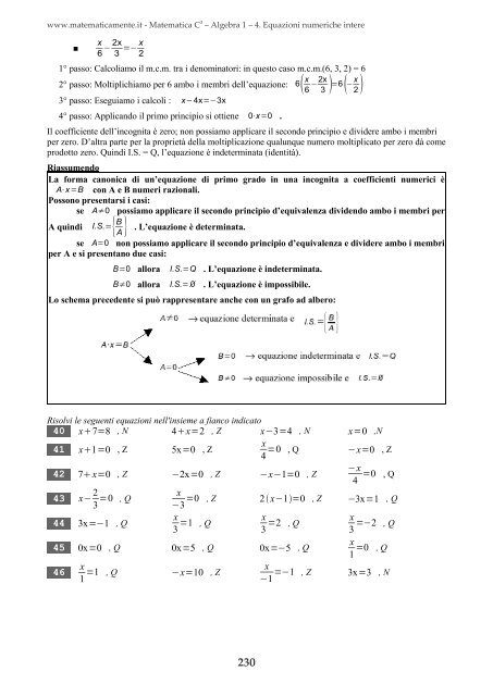 Matematica C3 â Algebra 1 - itis magistri cumacini