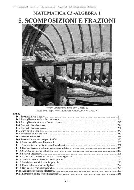 Matematica C3 â Algebra 1 - itis magistri cumacini