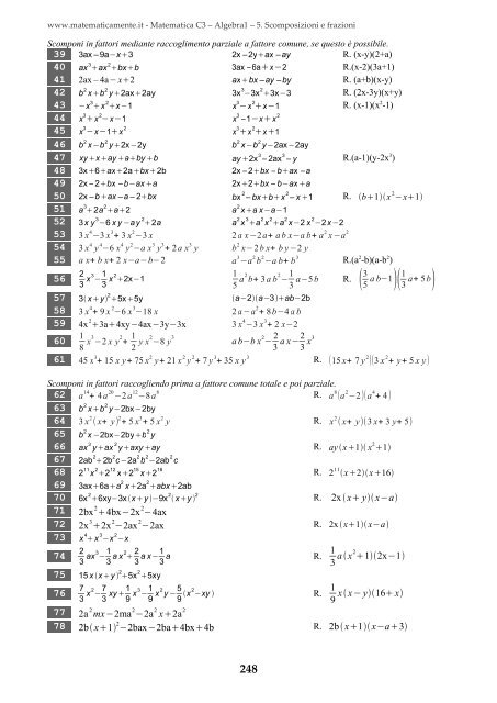 Matematica C3 â Algebra 1 - itis magistri cumacini