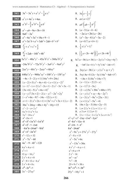 Matematica C3 â Algebra 1 - itis magistri cumacini