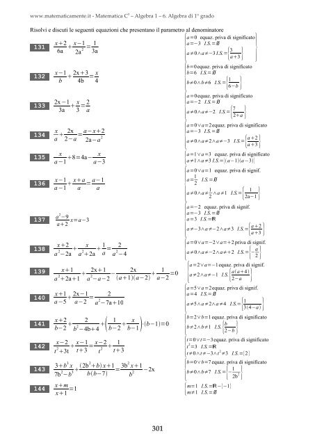 Matematica C3 â Algebra 1 - itis magistri cumacini