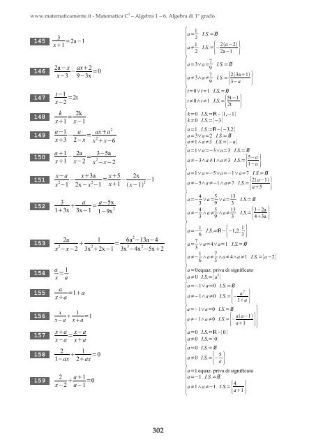 Matematica C3 â Algebra 1 - itis magistri cumacini