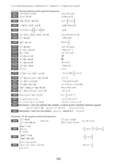 Matematica C3 â Algebra 1 - itis magistri cumacini