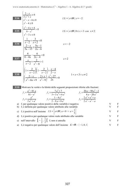 Matematica C3 â Algebra 1 - itis magistri cumacini